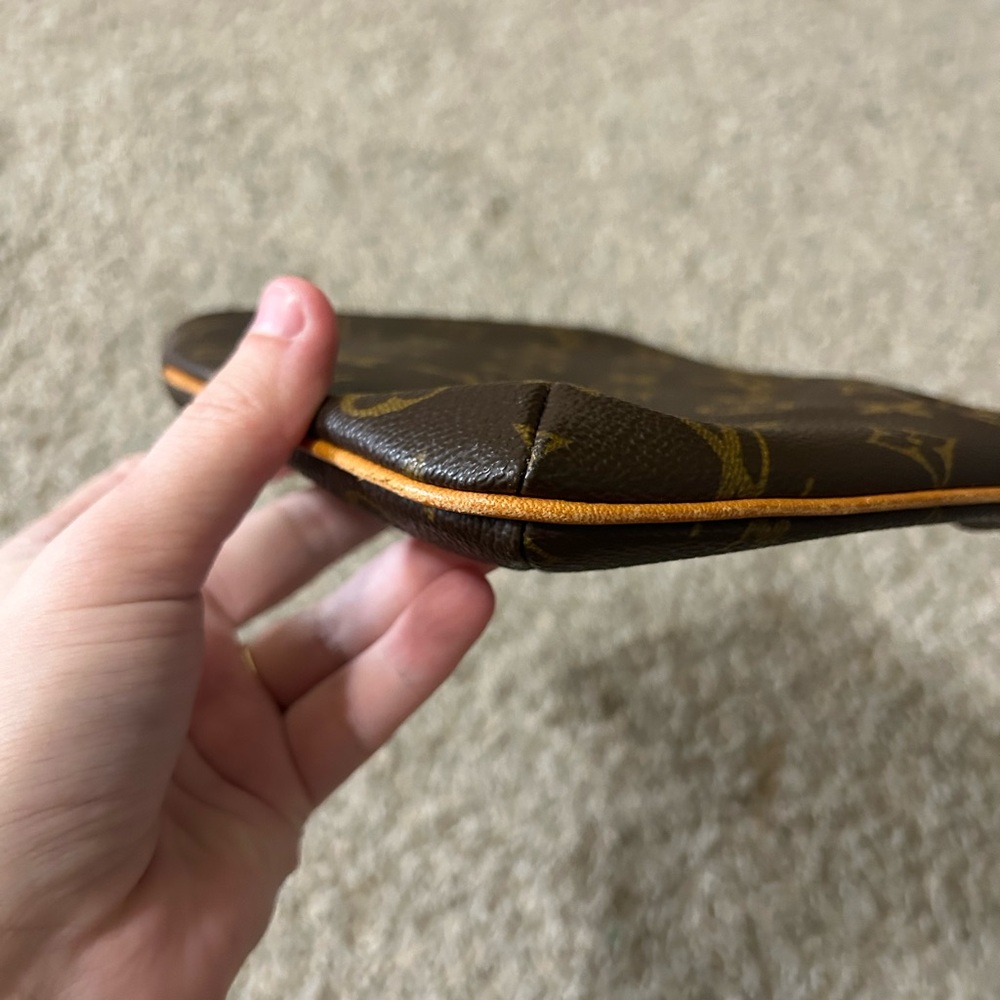 Authentic Louis Vuitton Partition Bag Monogram Pouch Canvas Classic Clutch Red - Picture 11 of 15